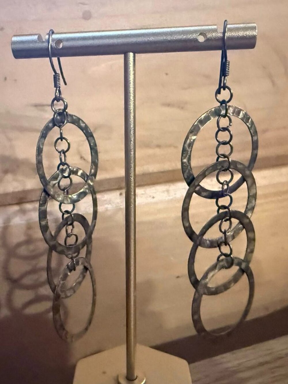 Vintage Brass Coloured Earrings 5/$25